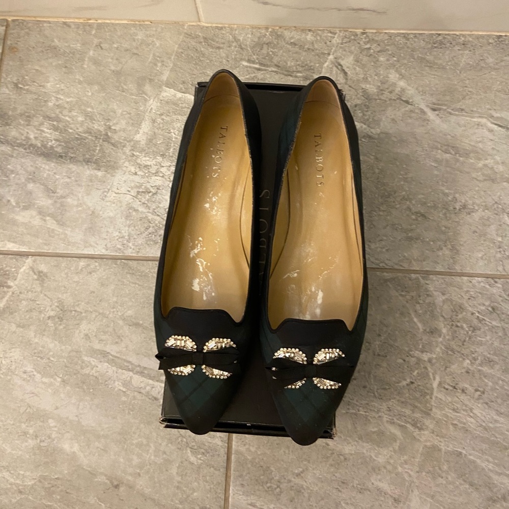 Talbots Grace Crystal ballet flats
